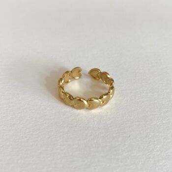 Bague redimensionnable Penny Heart 1