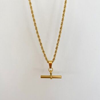 Collier barre en T Theodora 1