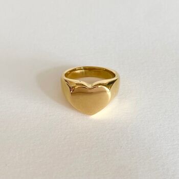 Bague coeur gros amour 1