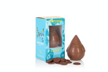 Pâques CLUCKY Chocolat au Lait Bio Poussin avec Boutons 100g 1