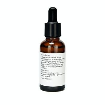 8% Niacinamide + 4% N Acetly Glucosamine  Serum Anti imperfections 3