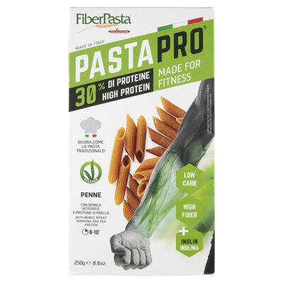 PastaPro - Penne Integrali with high protein content, 250g