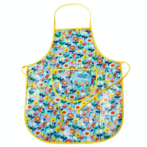 Children's apron - Butterfly Garden