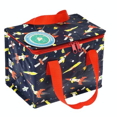 Isolierte Lunchtasche - Space Age Rocket