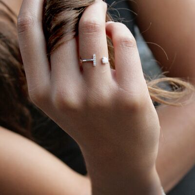 Anillo Enigma / blanco