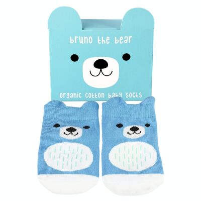 Pair of baby socks - Bruno the Bear