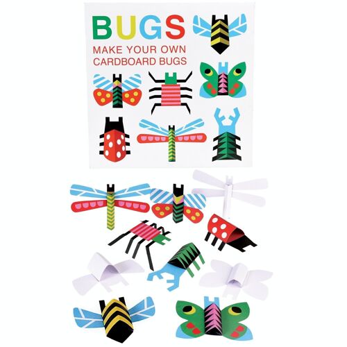 Make your own cardboard bugs