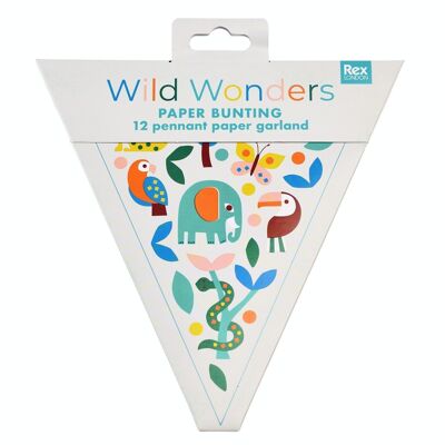 Wimpelkette aus Papier - Wild Wonders