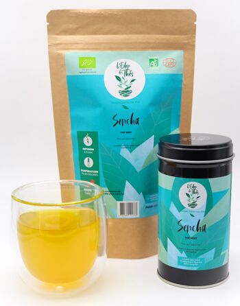 Thé vert Sencha - Sachet 80g 1