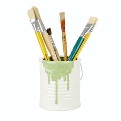 Green Painty multipurpose container 14.5x13x13