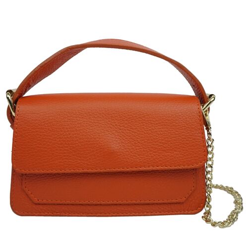 Mini sac à main en cuir Kim Orange