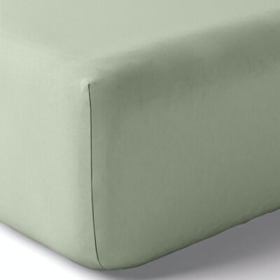 Fitted sheet - Organic Celadon 160x200