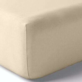 Drap housse - Organic Sable 160x200