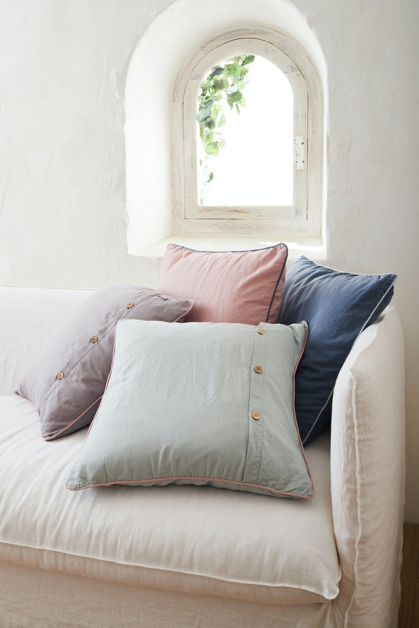 Cuscino - Organic Blue Mineral 60x60