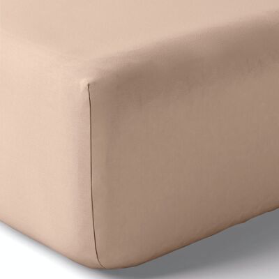Fitted sheet - Organic Rose Poudre 180x200