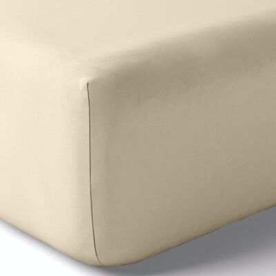 Fitted sheet - Organic Sand 180x200