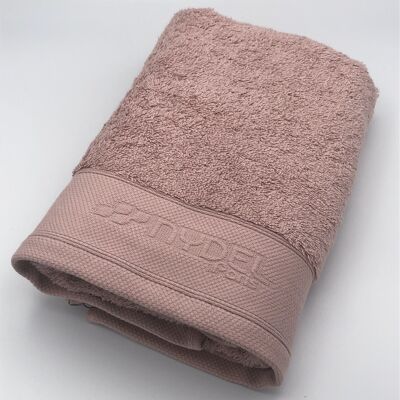 Toalla de baño - Algodón orgánico 700gr/m² Rosa empolvado 50x100