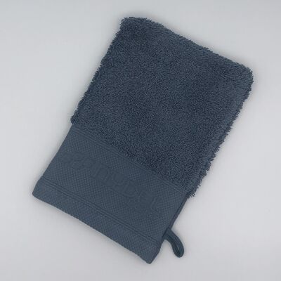 Washcloth - Organic Cotton 700gr/m² Mineral Blue 15x21