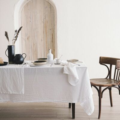 Tablecloth - Organic White RECT 160x350