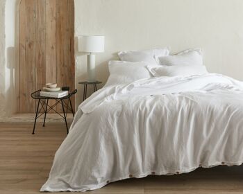 Drap plat - Organic Blanc 270x300