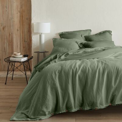 Flat sheet - Organic Khaki 240x300