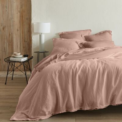 Housse de couette - Organic Rose Poudre 260x240