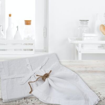 Towel - Organic White 50x50