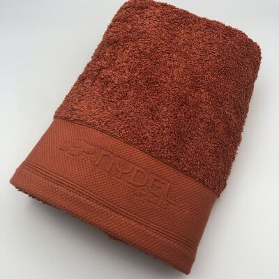 Telo bagno - Cotone Bio 700gr/m² Terracotta 50x100