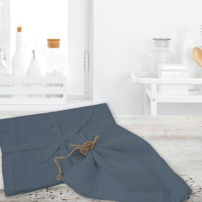 Towel - Organic Blue Mineral 50x50