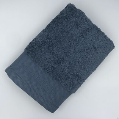 Toalla de baño - Algodón orgánico 700gr/m² Azul Mineral 50x100