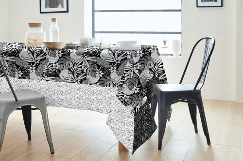 Nappe JH - DOMINO NOIR CARRE 170x170