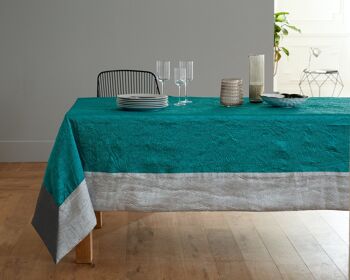 Nappe JH - Ambiance Bleu CARRE 170x170