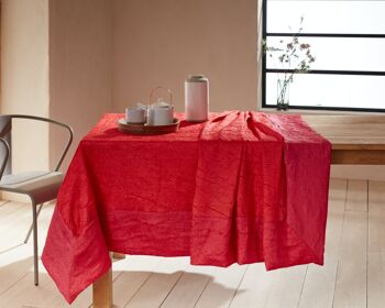 Nappe JH - Ambiance Coquelicot CARRE 170x170