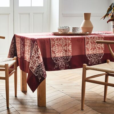 Nappe Jacquard - Baroque Rouge RECT 160x200