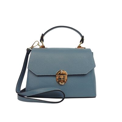 Lederhandtasche Treviso Sky Blue