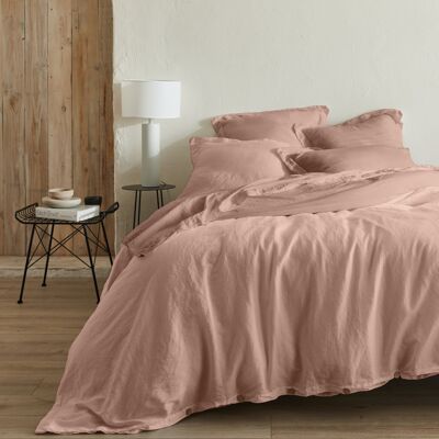 Flat sheet - Organic Rose Poudre 270x300