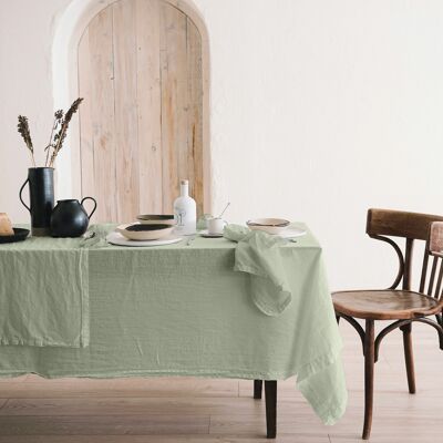 Tablecloth - Organic Celadon ROUND 180