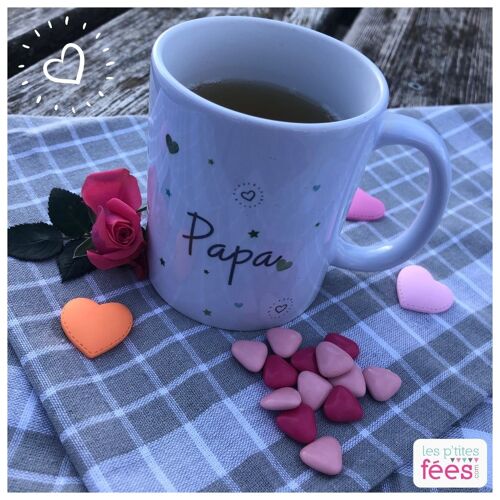 MUG "Papa" (Future Papa, Famille, Naissance, Grossesse, Fête des Pères)