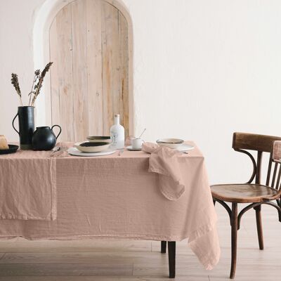 Tablecloth - Organic Pink Powder RECT 160x250