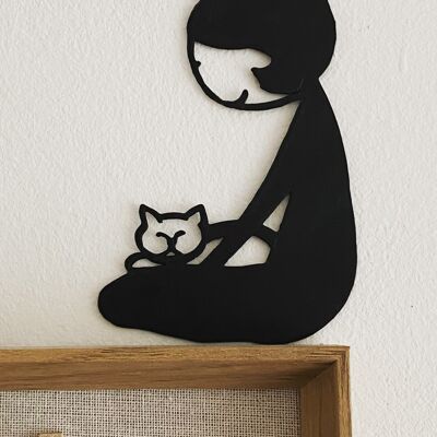 Cat, wall decoration