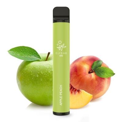 Elfbar 600 EShisha Disposable Vape Apple Peach