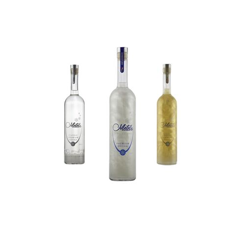 Vodka Metel Vodka Set 3 Flaschen