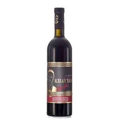 Red wine Omar Khayyam Cabernet semi-dry red wine VOL 13% Volume 0.75 L