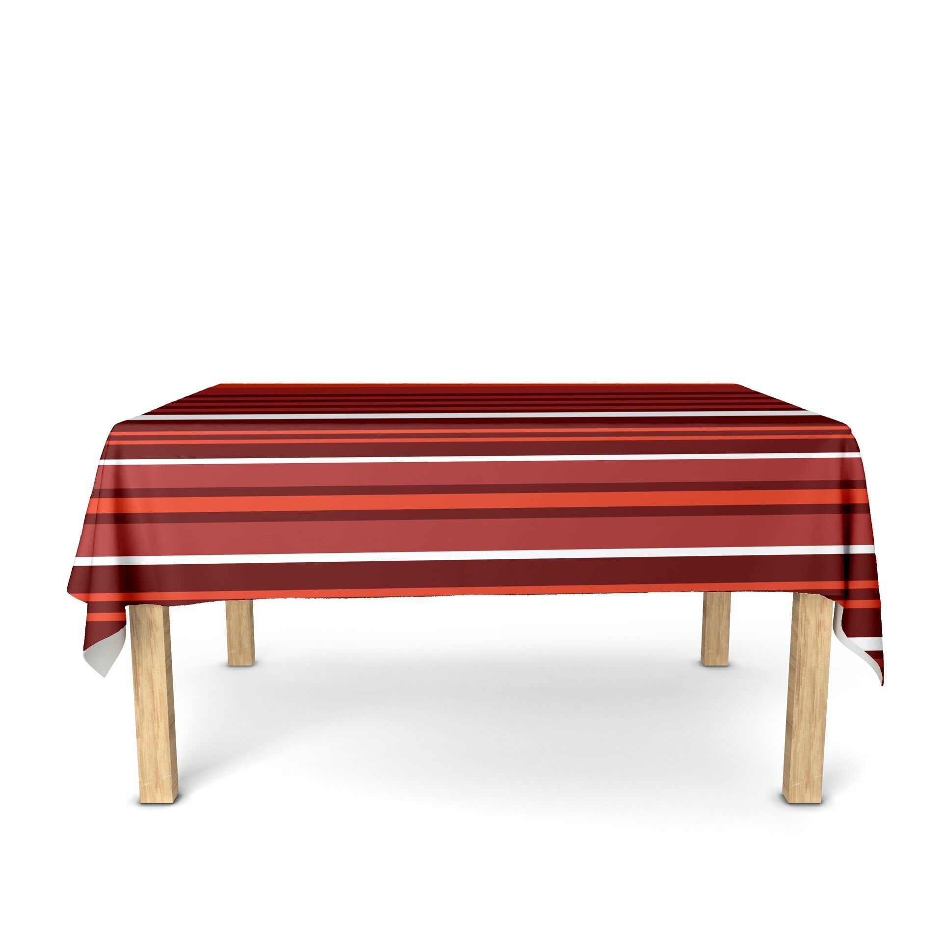 Tovaglia in cotone rivestito - Luz Brique RECT 160x200