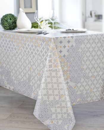 Nappe coton enduit - Montena Glacier RECT 160x350