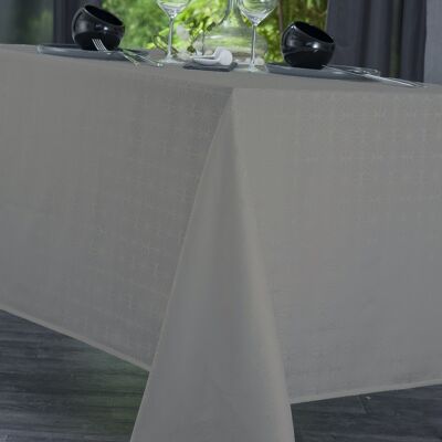 Damask Tablecloth - Venezia Chamois OVAL 160x240