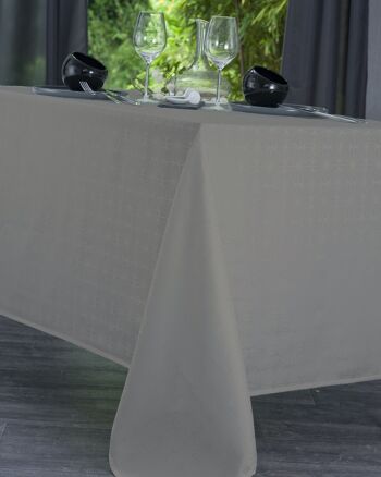 Nappe Damassé - Venezia Chamois OVALE 160x240