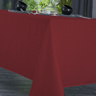 Damast-Tischdecke - Venezia Red RECT 160x250