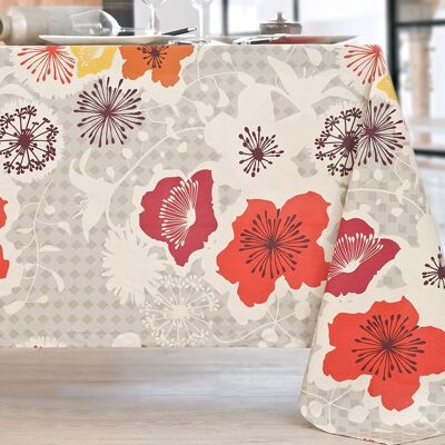 Coated cotton tablecloth - Vida Multicolor RECT 160x200