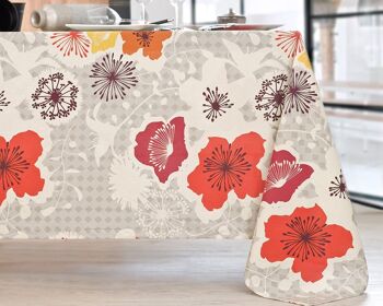 Nappe coton enduit - Vida Multicolore RECT 160x250